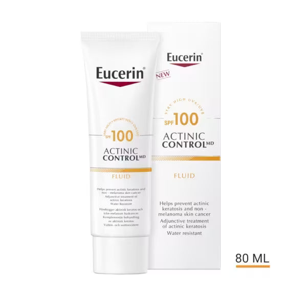 Eucerin Sun Actinic Control MD Sun Cream SPF100 80ml (British brand)