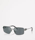 Tiffany & Co. metal rectangular sunglasses TF3111, imported from the UK