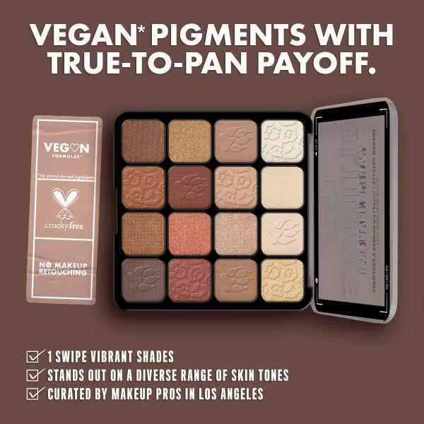 NYX shadow palette warm neutrals 16 pan, imported from the UK