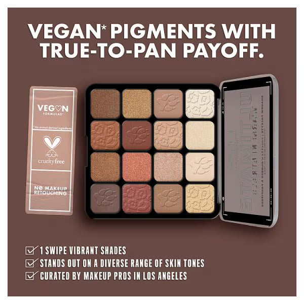 NYX shadow palette warm neutrals 16 pan, imported from the UK