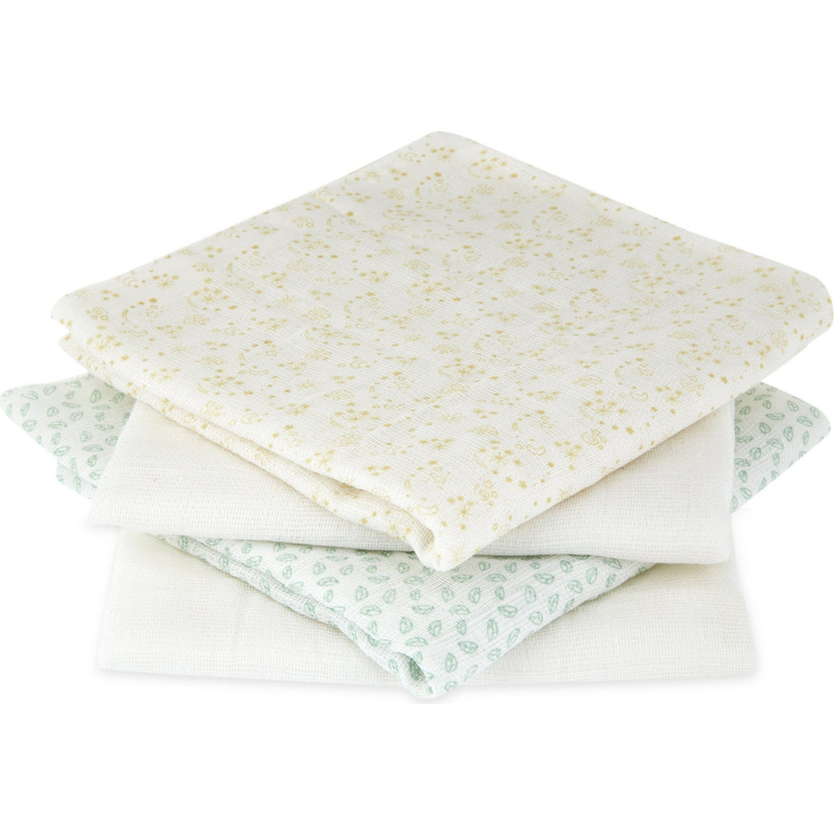 Sophie The Giraffe set of 4 muslins 70cm 100% cotton (British brand)
