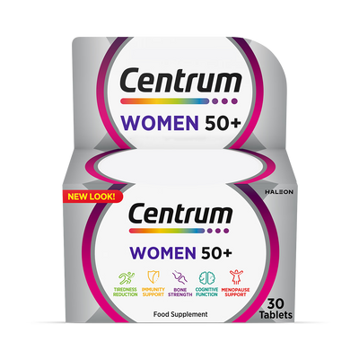 Holland & Barrett Centrum Women 50+ Multivitamins & Minerals 30 Tablets- Buy online at McGrocer