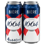 Kronenbourg 1664 Lager Beer Cans   4 x 440ml GOODS M&S   