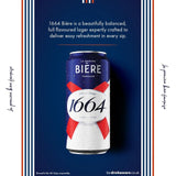 Kronenbourg 1664 Lager Beer Cans   4 x 440ml GOODS M&S   