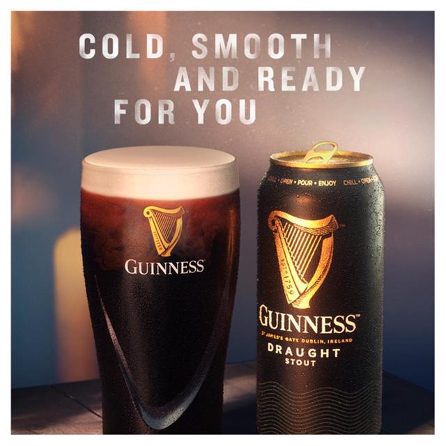 Guinness Draught Stout Beer   4 x 440ml GOODS M&S   