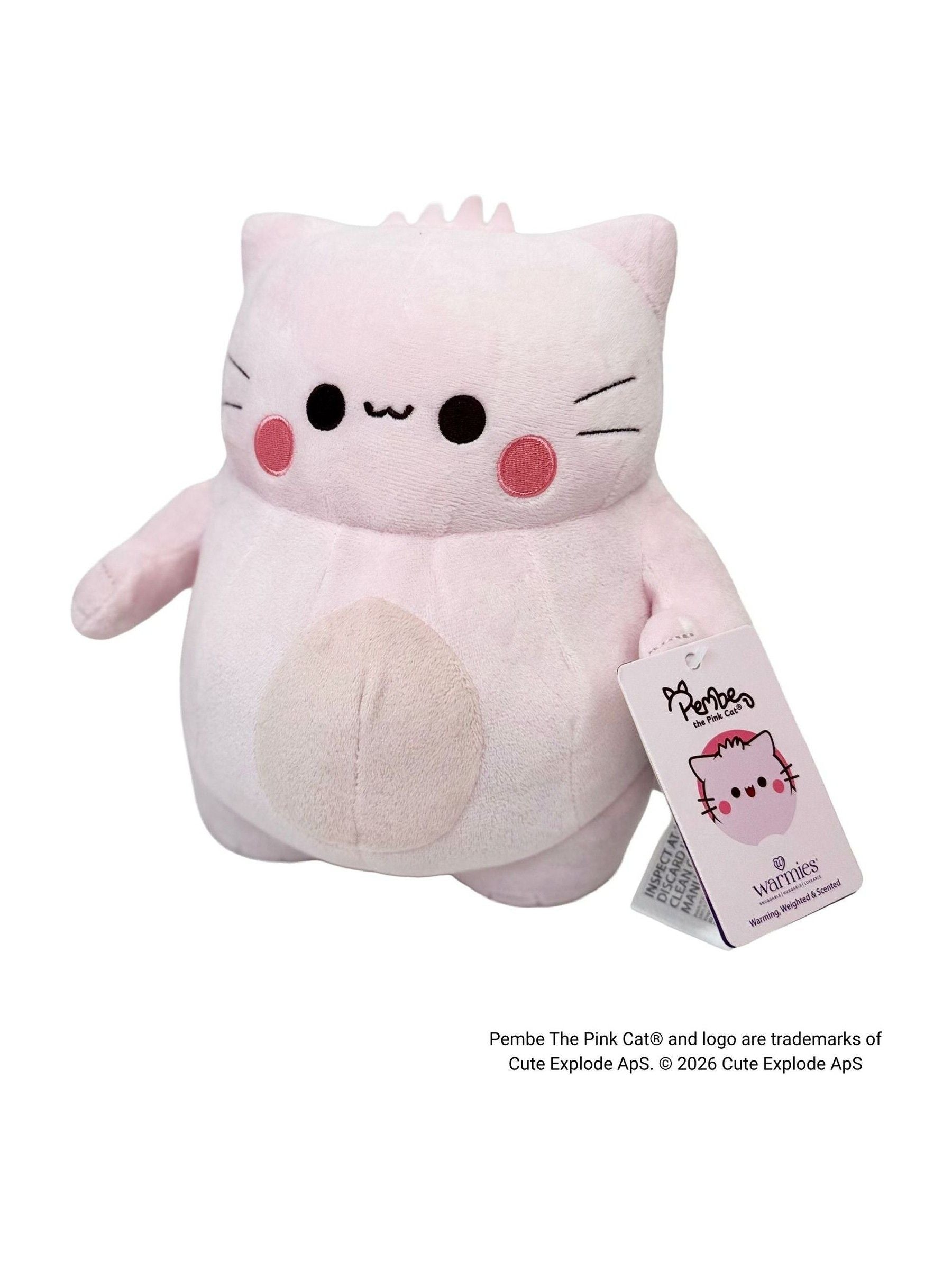 Warmies Pembe heatable soft toy lavender scented, UK version