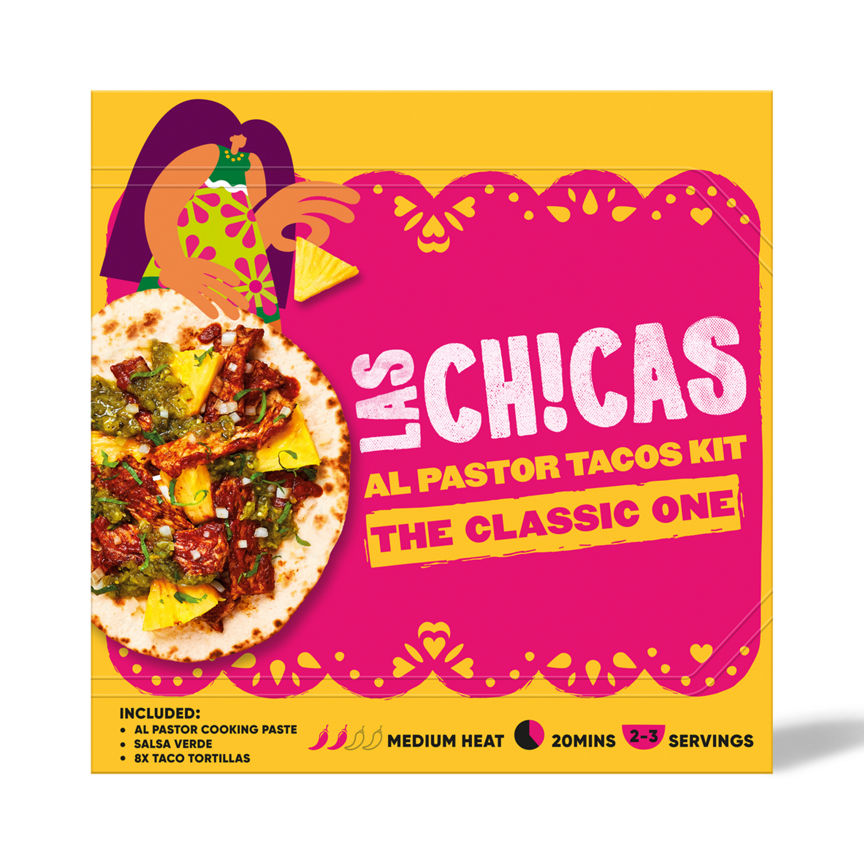 Las Chicas Al Pastor Tacos Classic Mexican Meal Kit 296g