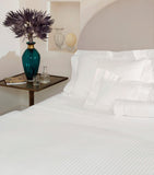 Pratesi Raso Rigato king standard pillowcase 50cm x 90cm, imported from the UK