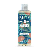 Faith In Nature Blue Cedar Body Wash 400ml, imported from the UK