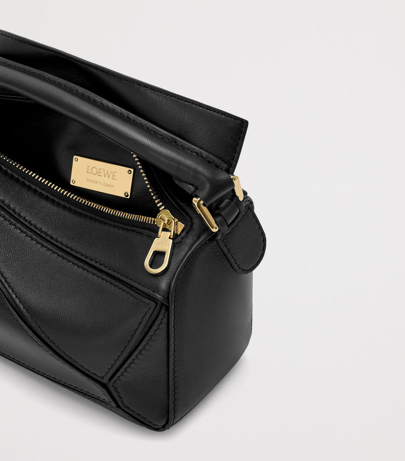 LOEWE Puzzle mini lambskin top-handle bag, UK version