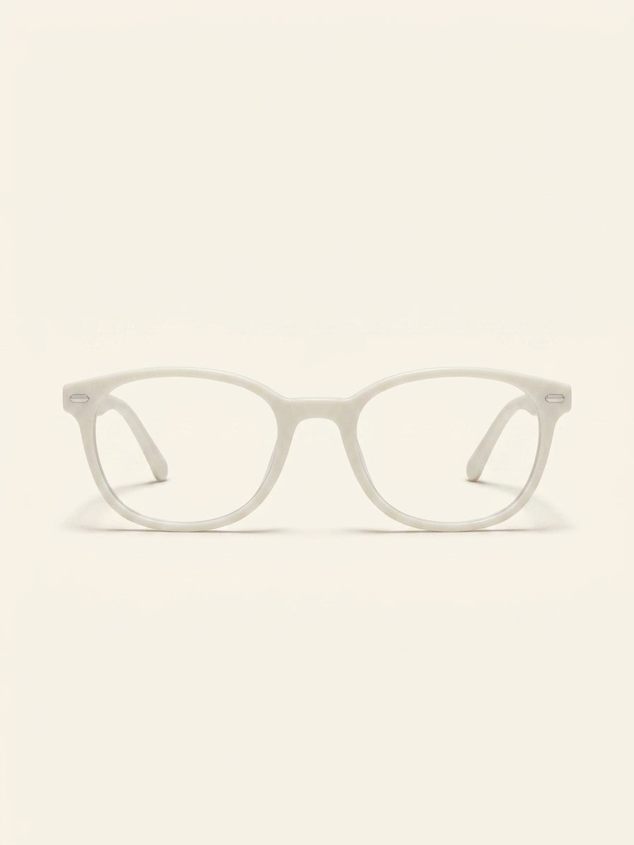 Gucci round-frame optical glasses with gold-toned hardware, UK version