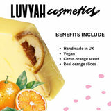 LUVYAH Cosmetics Soap Bar Orange Bliss 1 Bar, UK version