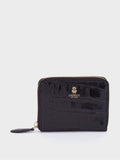 Osprey London Wentworth medium leather zip purse - British product