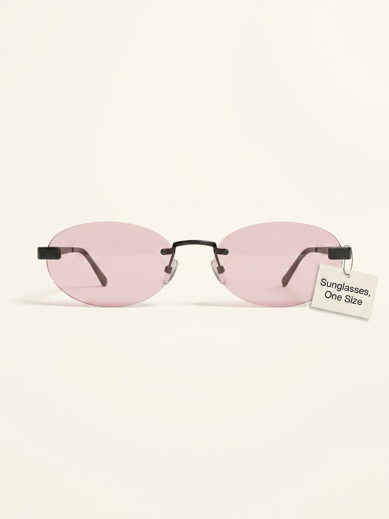 Gucci GG1922S frame-less round metal sunglasses, UK version
