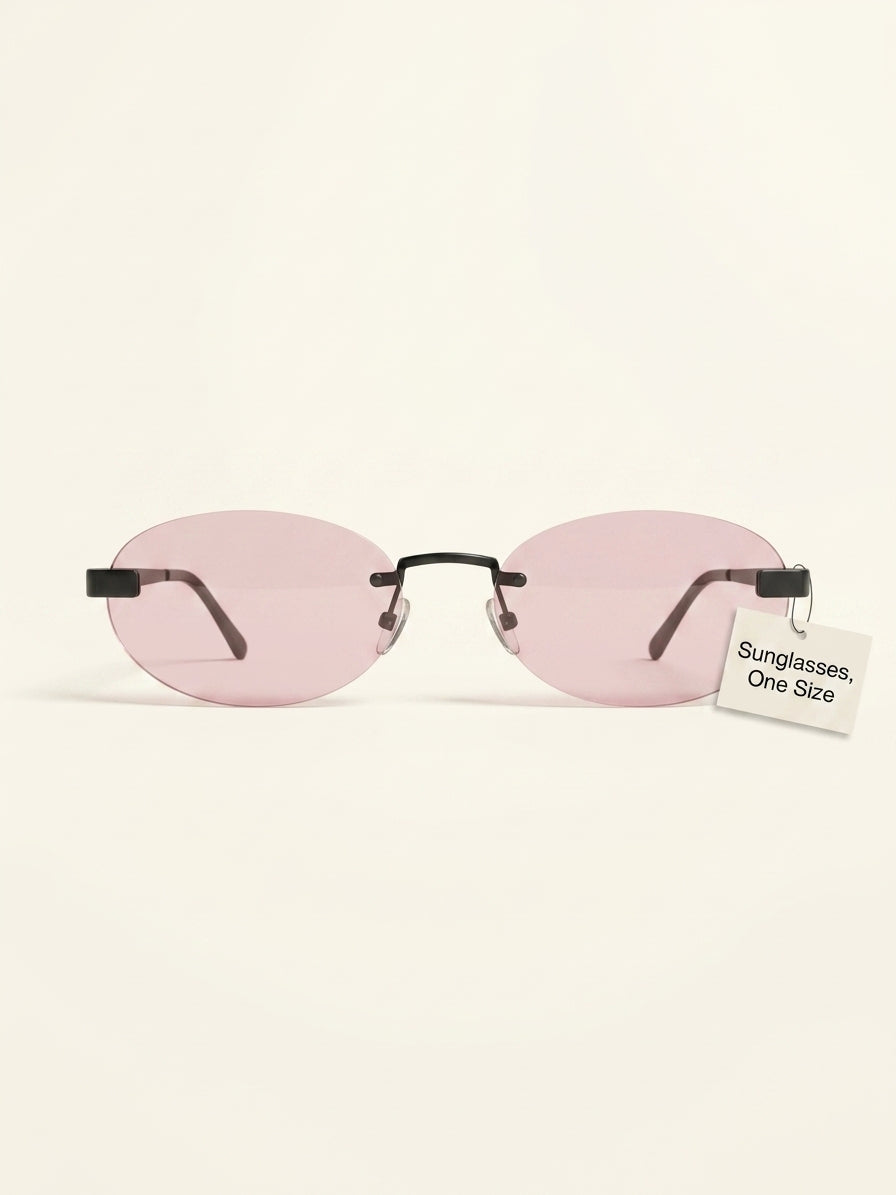 Gucci GG1922S frame-less round metal sunglasses, UK version