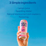 Aqua Libra Sparkling Water Raspberry Blackcurrant 4x330ml - British product
