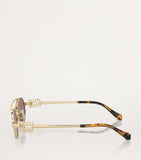 Miu Miu metal oval sunglasses - British product