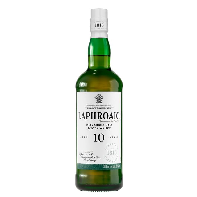 Laphroaig 10 Year Old Islay Single Malt Scotch Whisky   70cl GOODS M&S   