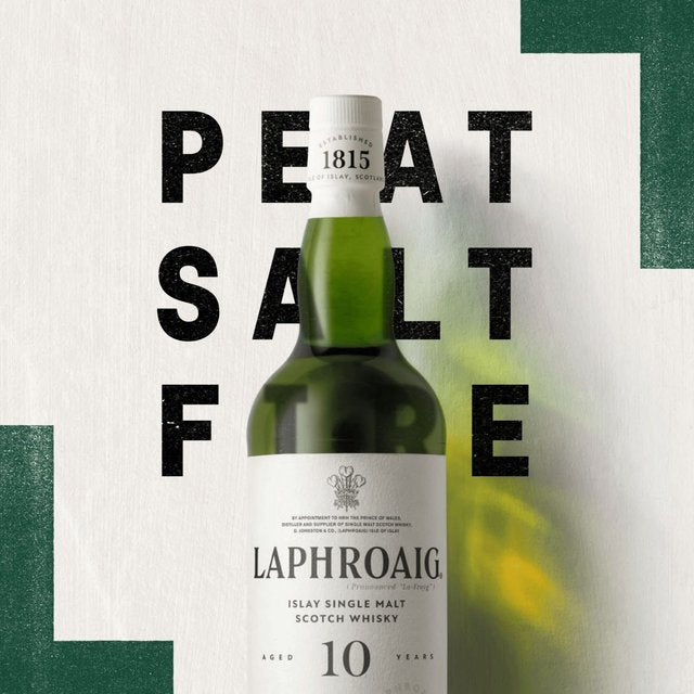 Laphroaig 10 Year Old Islay Single Malt Scotch Whisky   70cl