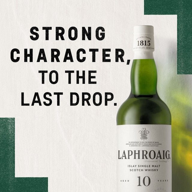 Laphroaig 10 Year Old Islay Single Malt Scotch Whisky   70cl GOODS M&S   