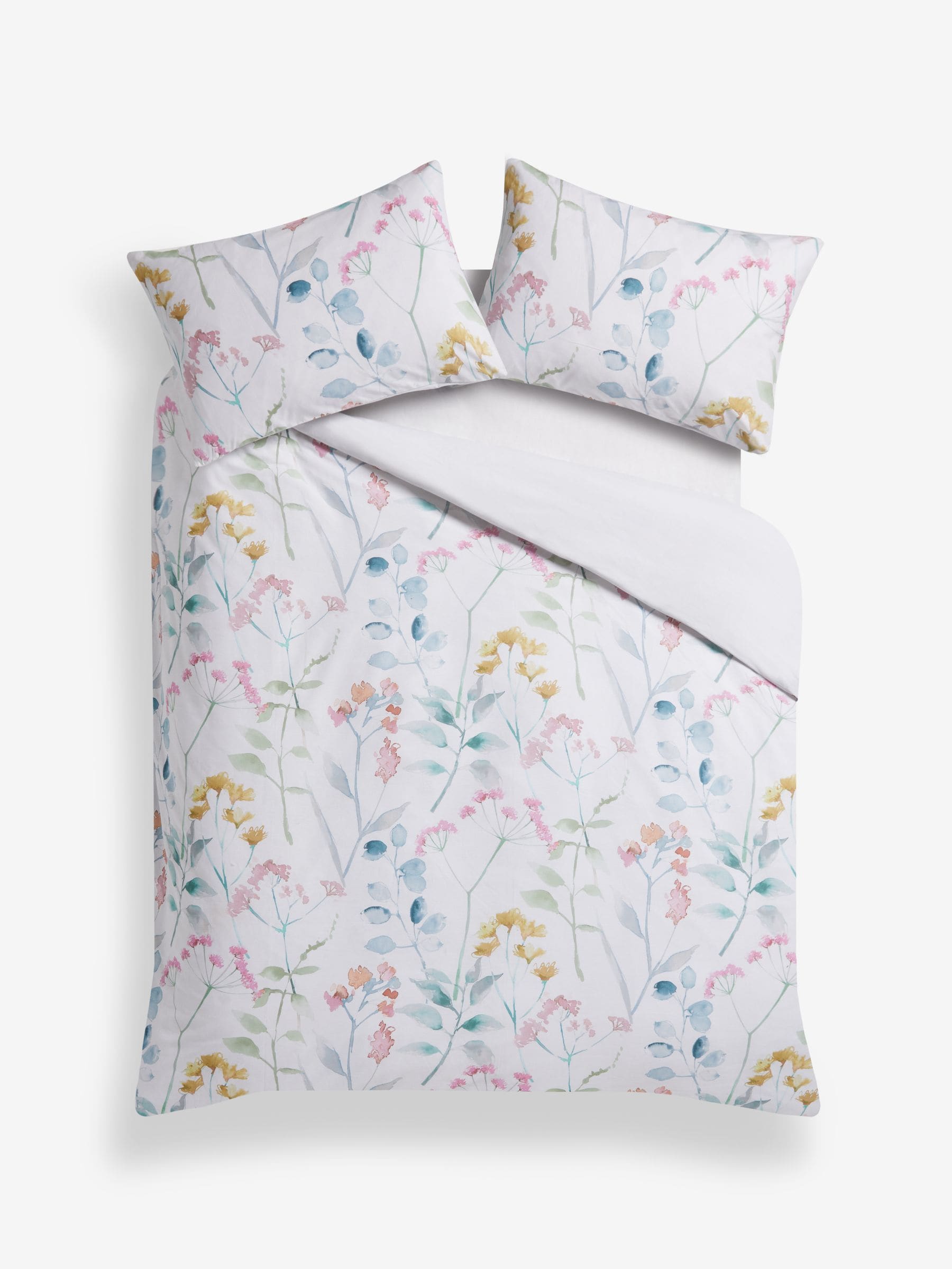 Pastel Isla floral duvet cover set, imported from the UK