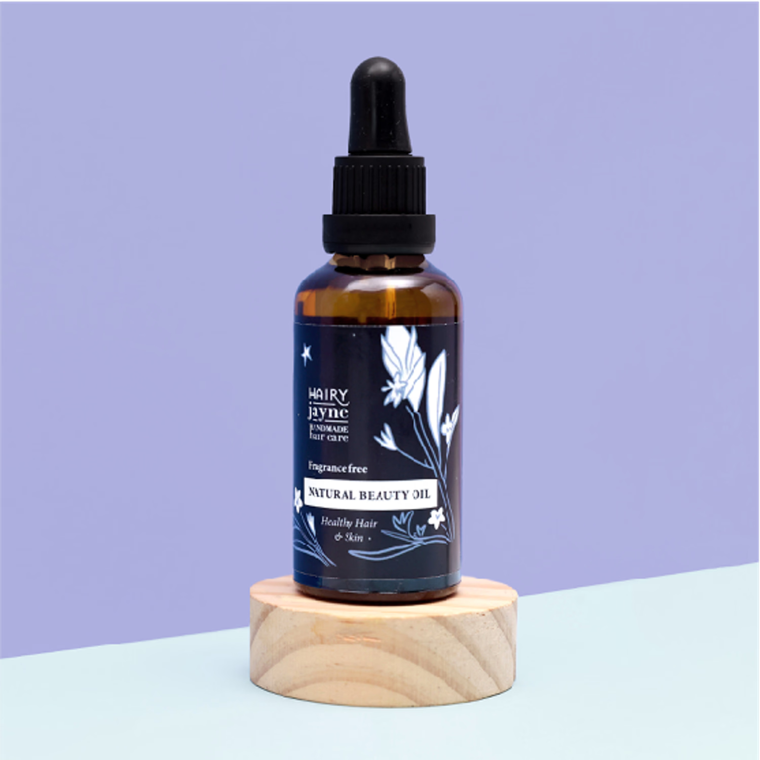 Natural beauty oil for hair and skin, British product
