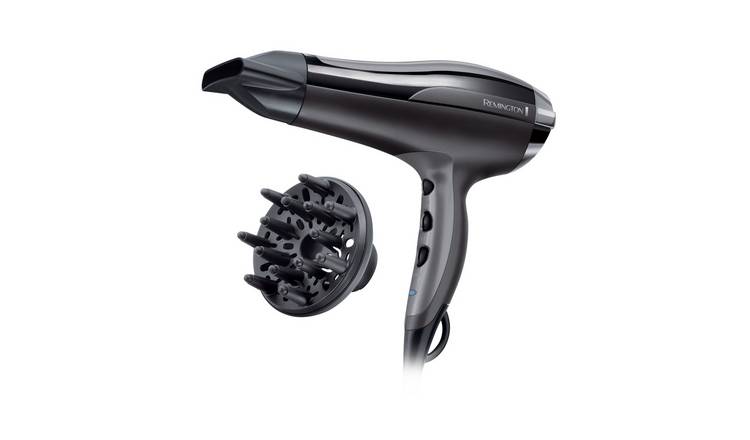 Remington D5220 hair dryer with diffuser (British brand)
