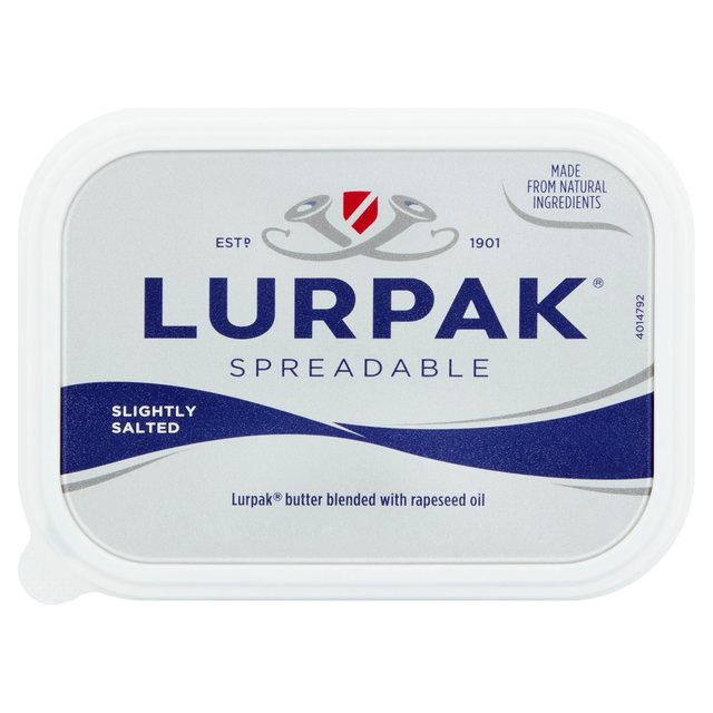 Lurpak Slightly Salted Spreadable Butter   250g