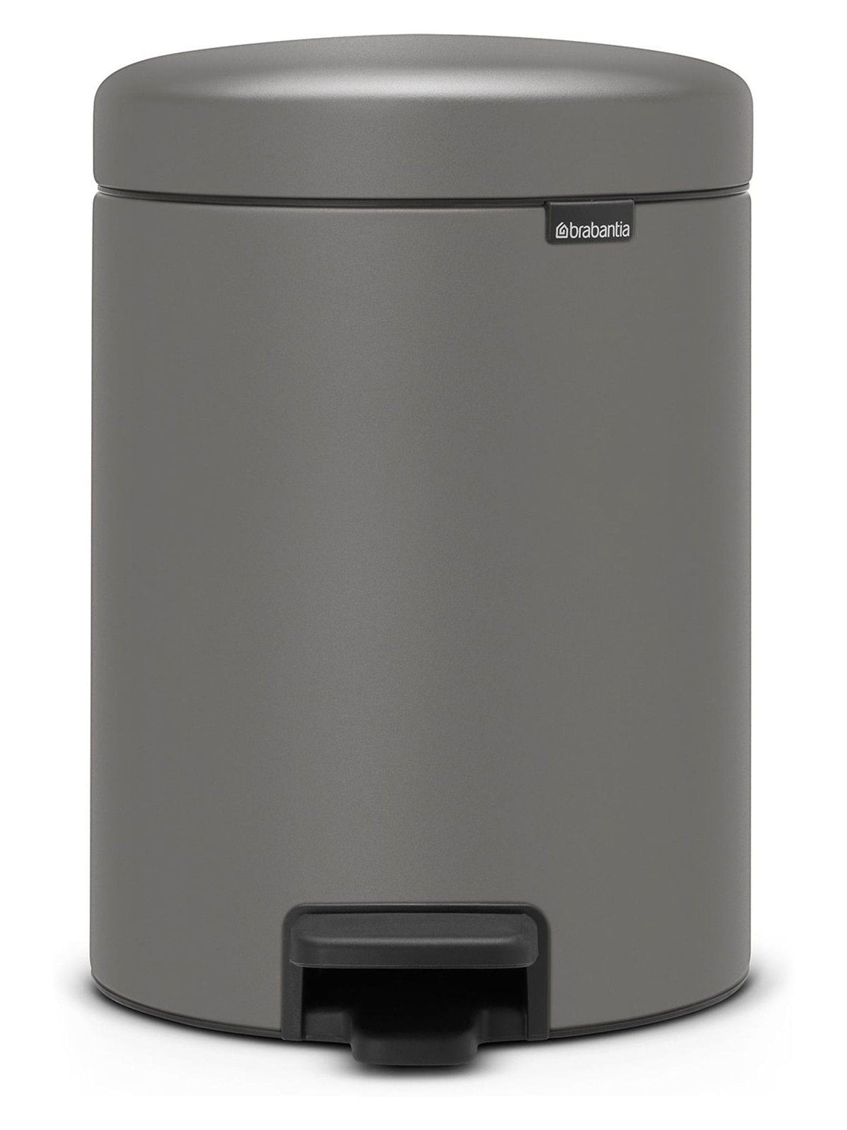 Brabantia Mineral Concrete Grey NewIcon 5L Pedal Bin