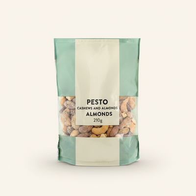 Holland & Barrett Pesto Cashewnøtter og Mandler Snack-miks 210g
