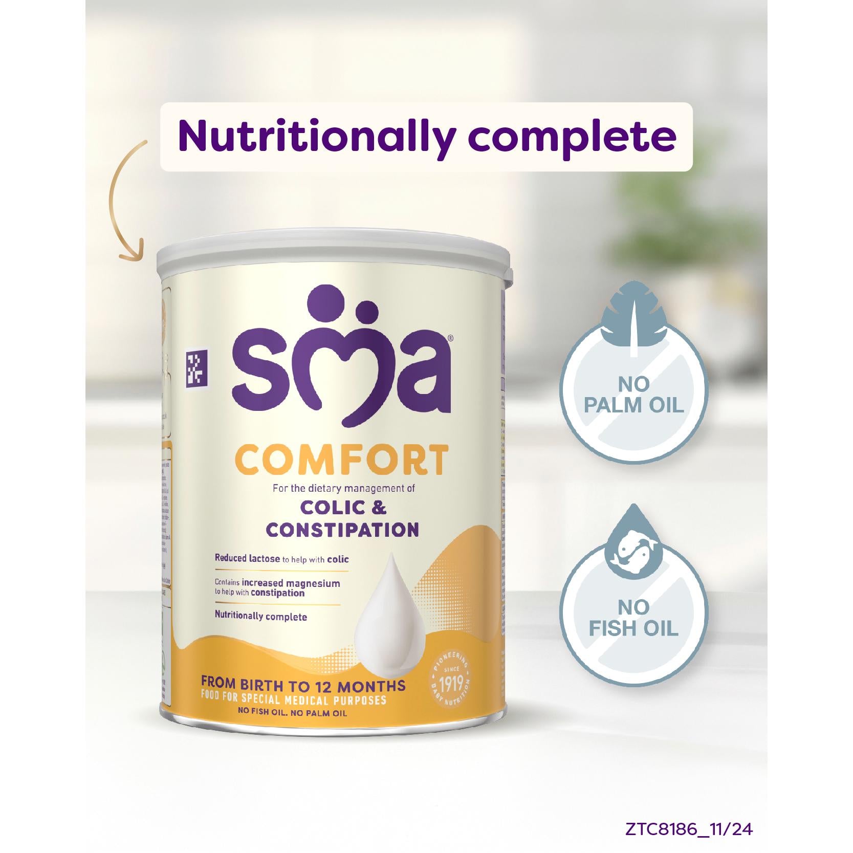 SMA Comfort baby formula powder 800g (British brand)