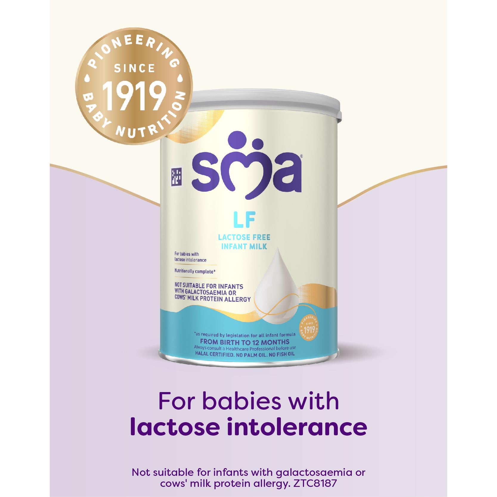 SMA infant formula lactose free 400g, UK version