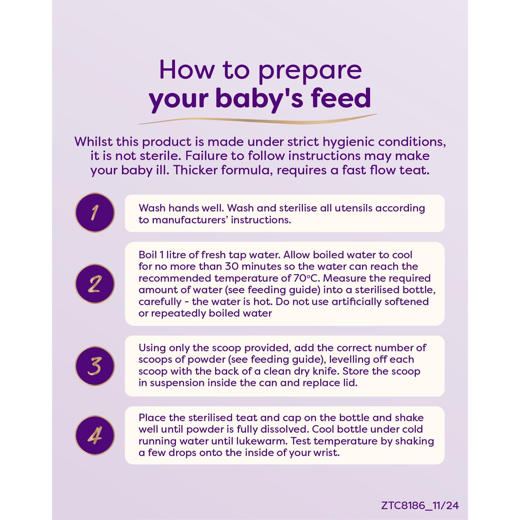 SMA Comfort baby formula powder 800g (British brand)