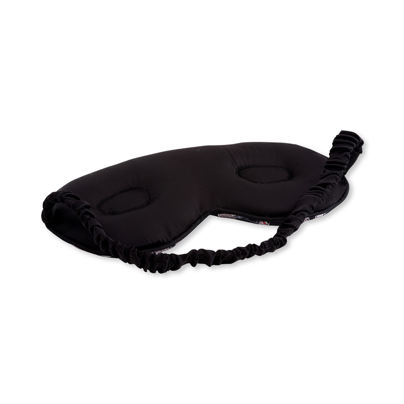 Smug padded satin sleep mask Moonlit Cranes (British brand)