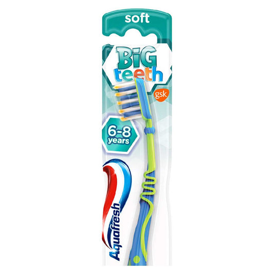 Aquafresh Big Teeth Soft Bristles Kids Toothbrush 6-8 Years GOODS Boots   