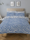 Copenhagen Home Blue Sofia duvet cover set - British product