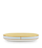GINORI 1735 porcelain Colonna Diva Giallo pickle dish 21.5cm, UK version