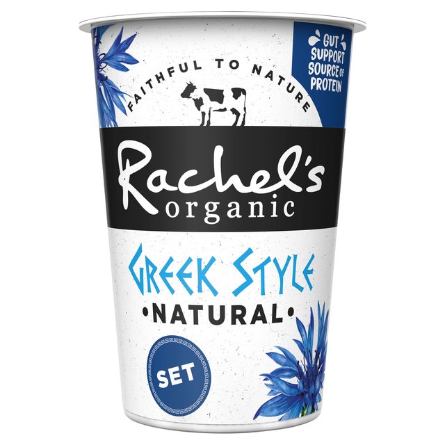 Rachel's Organic Set Greek Style Natural Yoghurt    450g