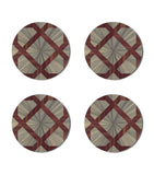 Hestia Arabesque round coasters set of 4, UK version