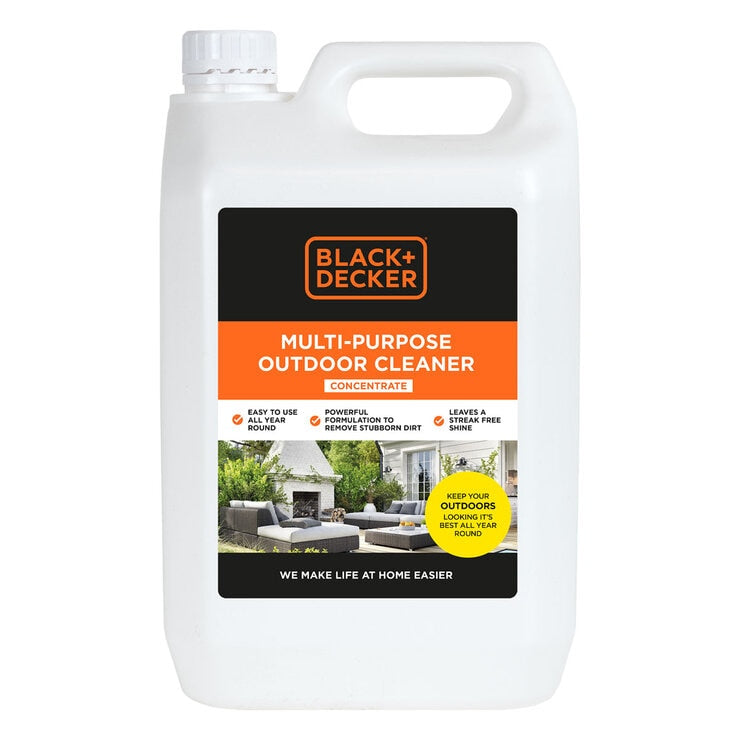 Black Decker Multi-Purpose Outdoor Cleaner 5L
