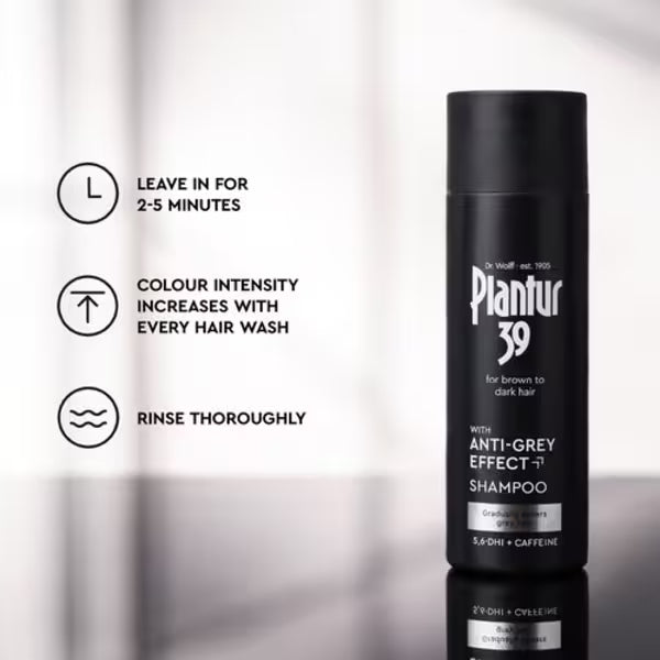 Plantur 39 Anti-Grey Effect Shampoo 200ml imported from the UK