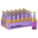 Schweppes Tropical Soda 24 pack 200ml glass bottles (British brand)