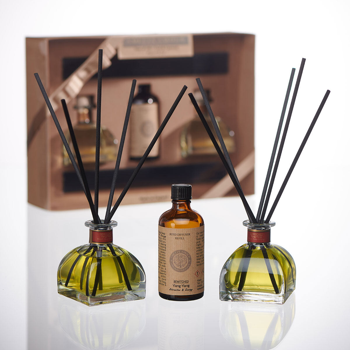Amelia Amour reed diffuser gift set 2x100ml - British product