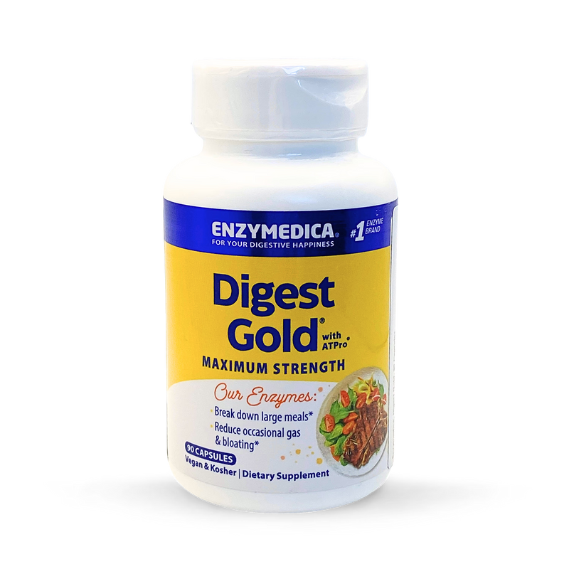 Enzymedica Digest Gold digestive enzyme supplement 90 capsules, UK version