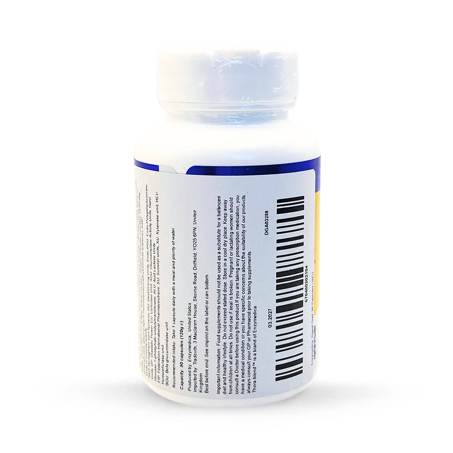 Enzymedica Digest Gold digestive enzyme supplement 90 capsules, UK version