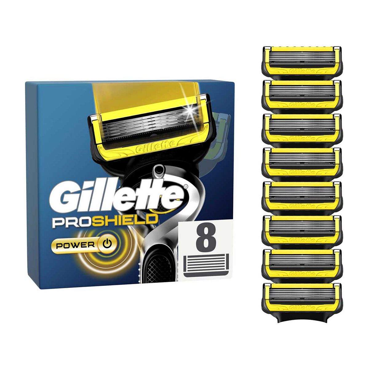 Gillette ProShield Razor Blades Refills x8 GOODS Boots   