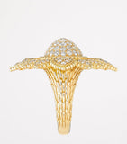 Boucheron yellow gold diamond Serpent Bohème vintage ring - British product