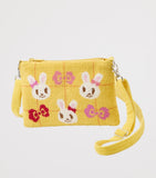 Miki House cotton chenille shoulder bag, imported from the UK