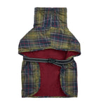 Barbour tartan terry drying robe for dogs - British product