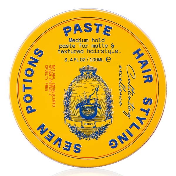 Seven Potions hair styling paste medium hold matte 100ml (British brand)